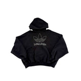 Balenciaga Adidas Hoodie Black
