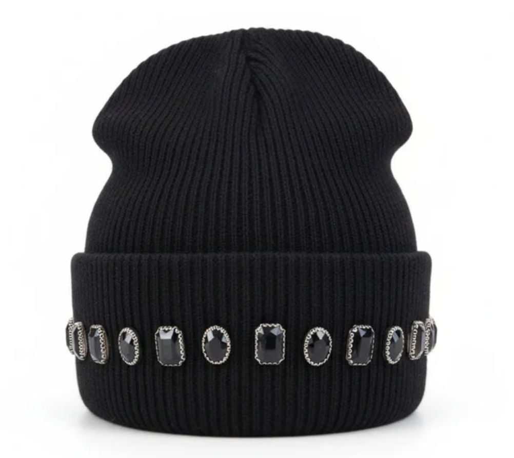Mani Royalty Beanie Black on Black