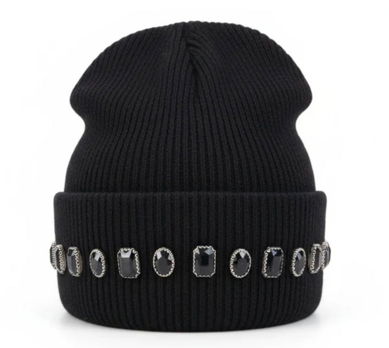 Mani Royalty Beanie Black on Black
