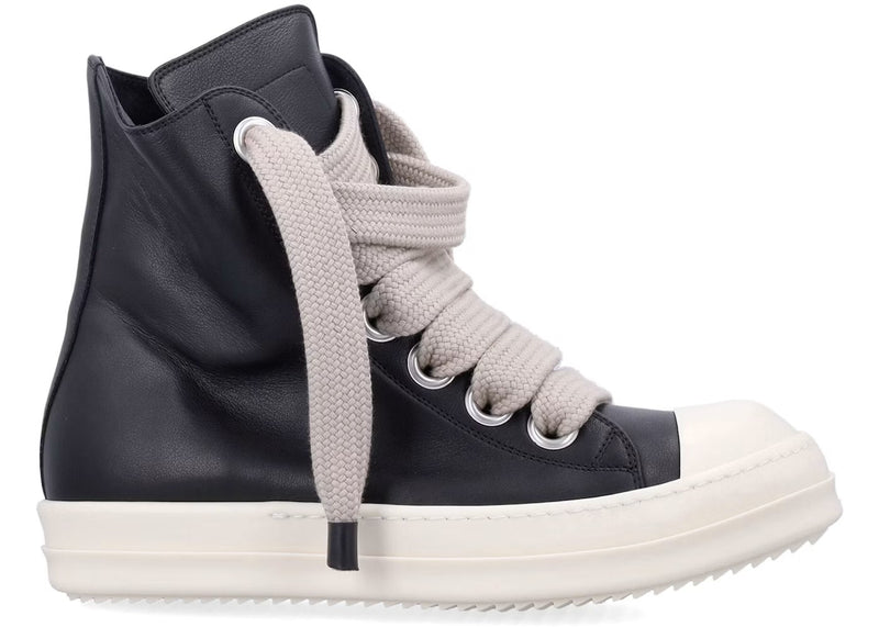 Rick Owens Jumbo Lace High Black Milk