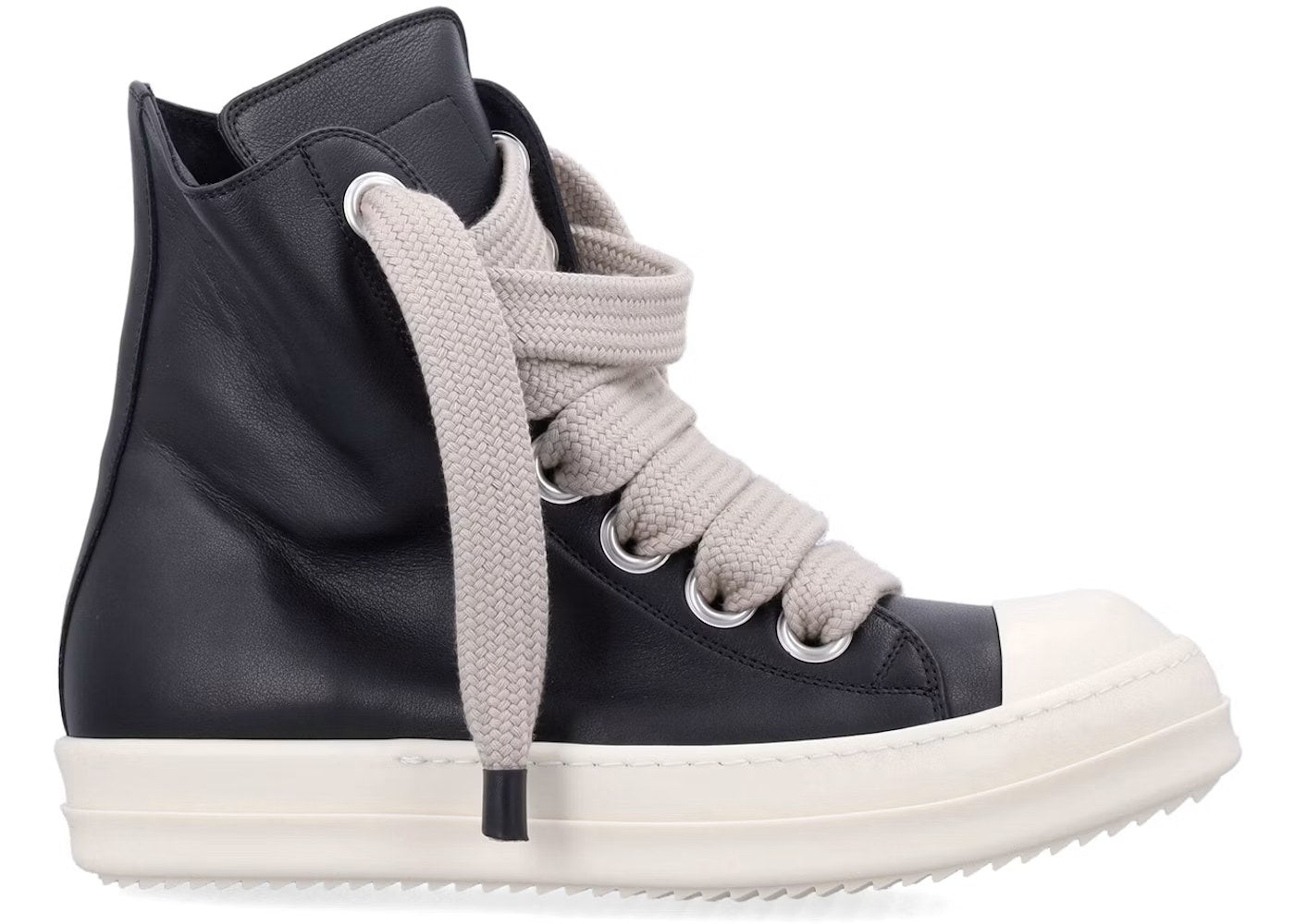 Rick Owens Jumbo Lace High Black Milk