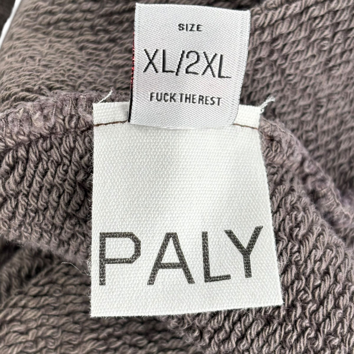 Paly Distressed Zip Hoodie Brown