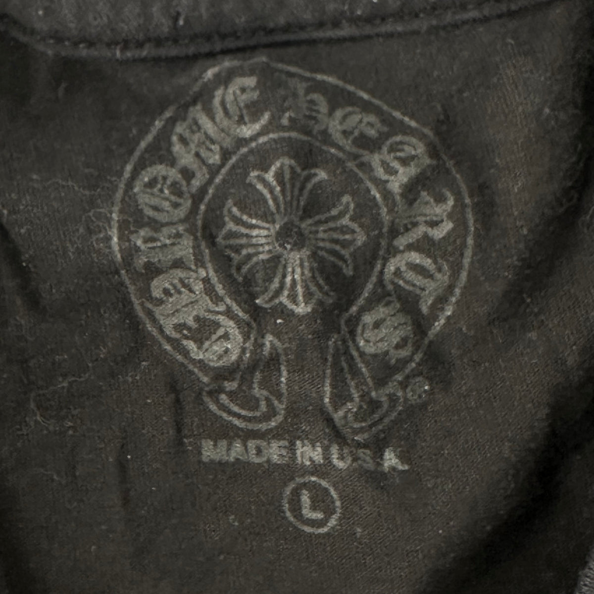Chrome Hearts Horseshoe Los Angeles Tee Black