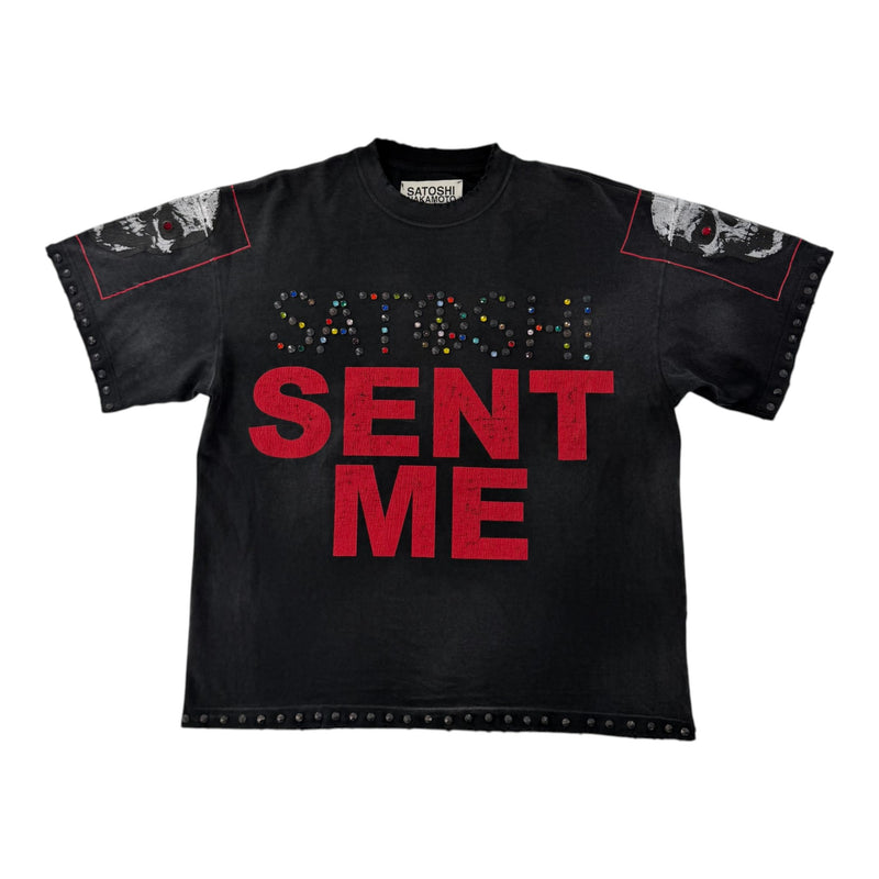 Satoshi Sent Me Shirt Black