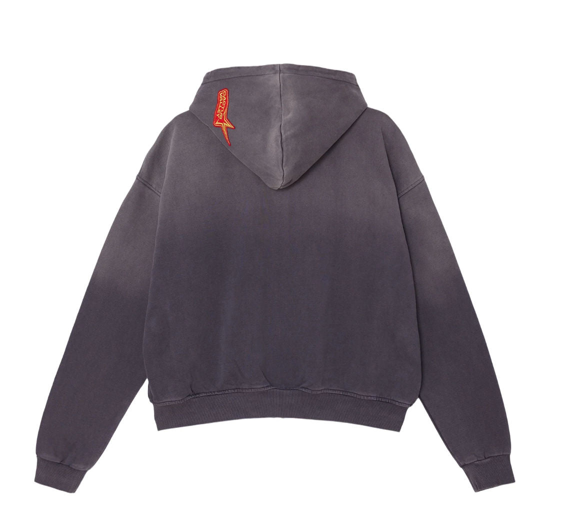 Cactus Valley Rest Stop Zip Hoodie Vintage Black