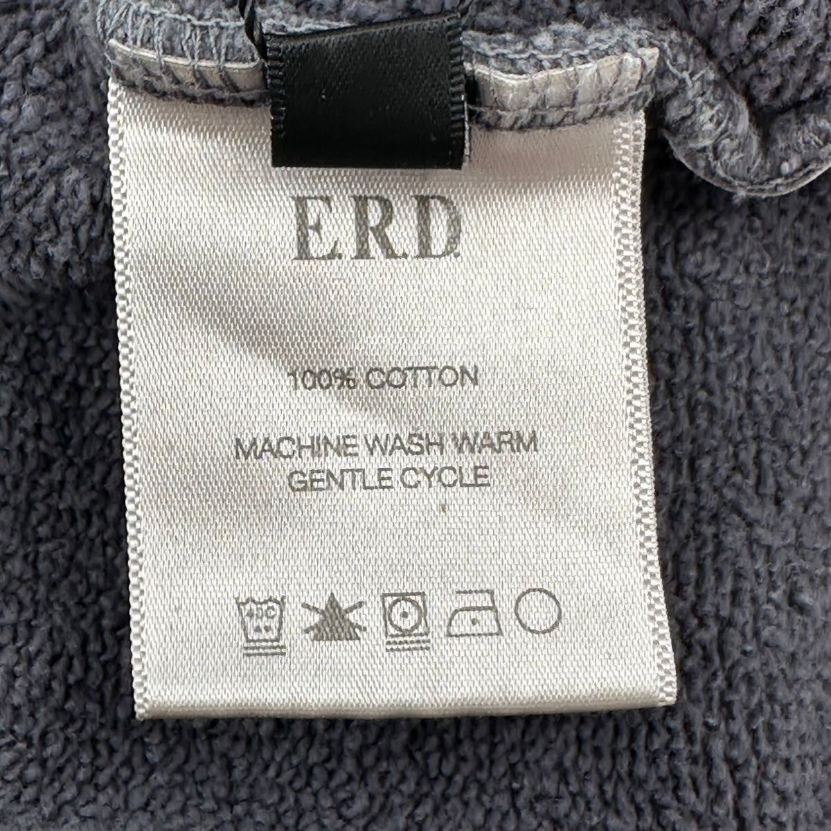 ERD Lips Lock Hoodie Grey