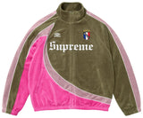 Supreme x Umbro Velour Track Jacket Olive