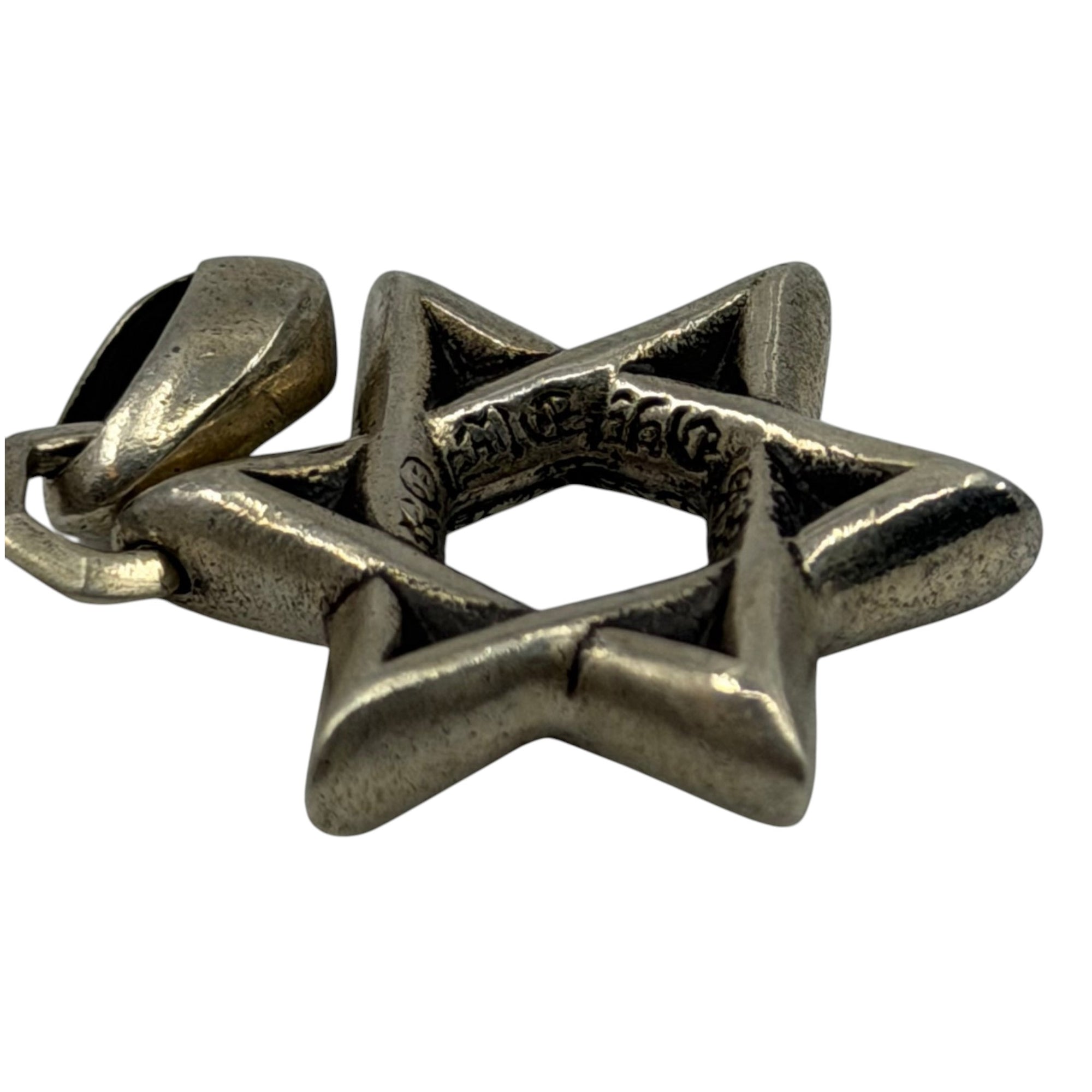 Chrome Hearts Star Of David Pendant Silver