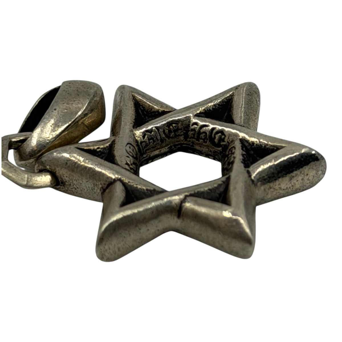 Chrome Hearts Star Of David Pendant Silver