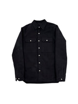 Rick Owens Cotton Twill Jacket Black