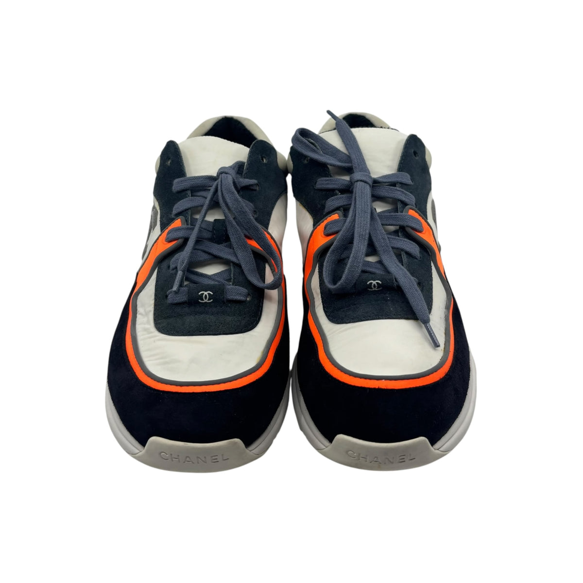 Chanel Low Top Trainer CC White Navy (Women's)