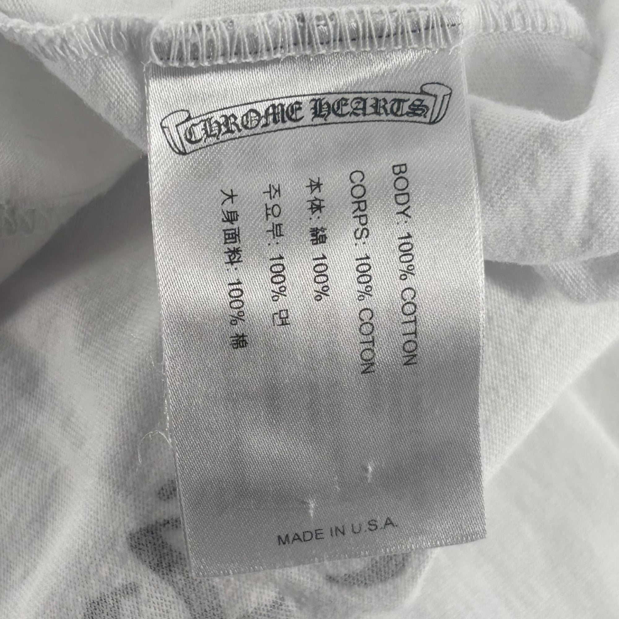 Chrome Hearts New York Exclusive Horseshoe Shirt White
