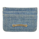 Chrome Hearts Double Side Cross Patch Denim Card Case Accessory