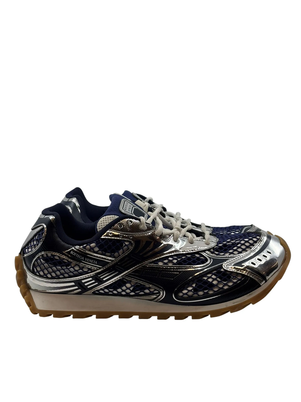 Bottega Veneta Orbit Abyss Silver