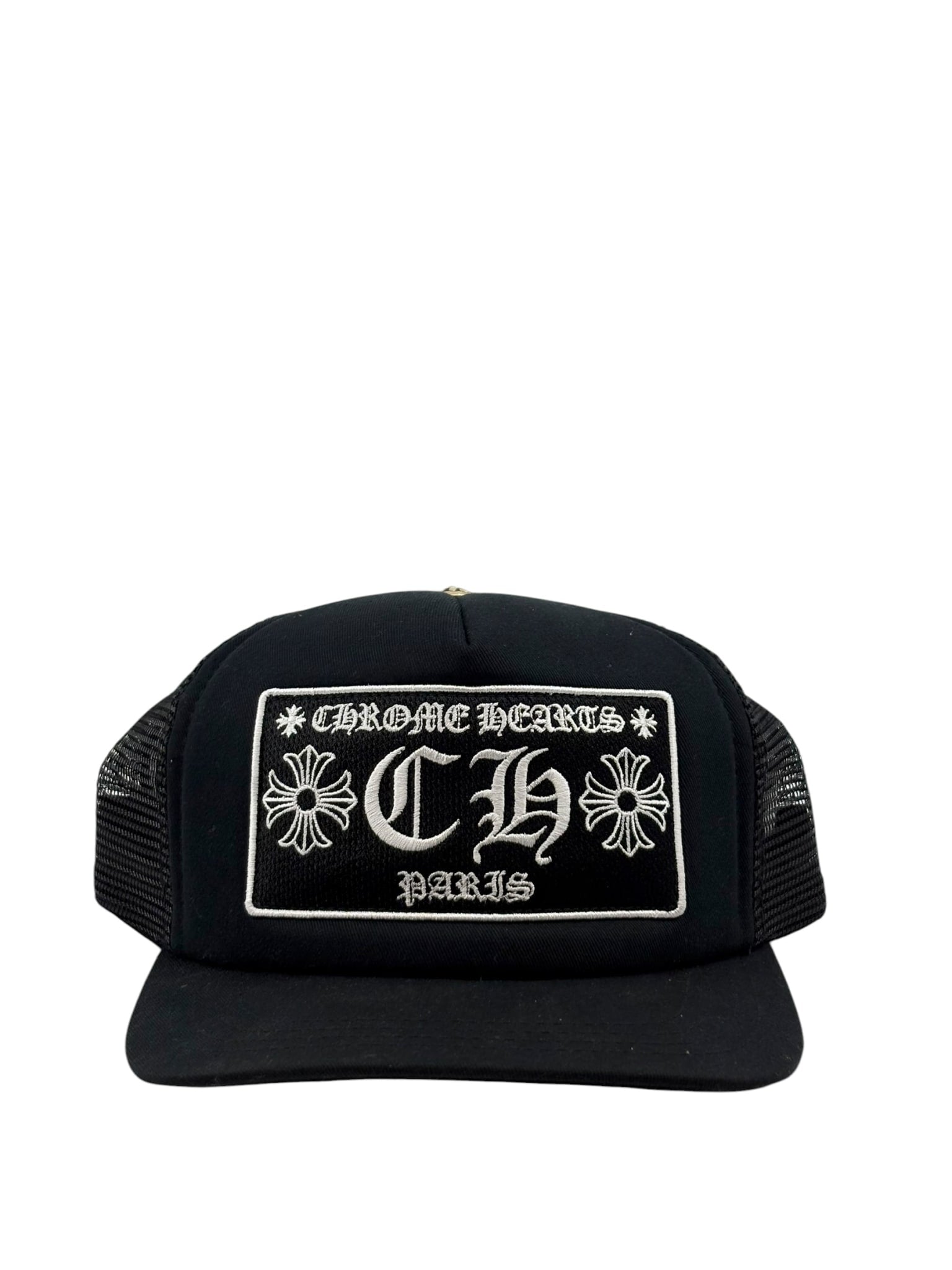 Chrome Hearts Paris Trucker Black & White