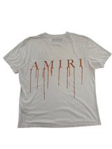 Amiri Spray Paint MA Tee White/Orange