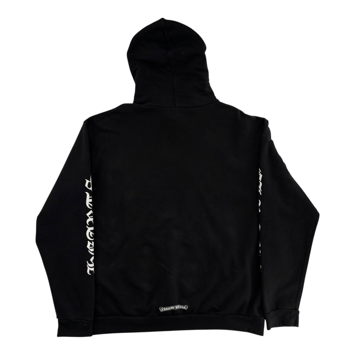 Chrome Hearts Vertical Logo Hoodie Black