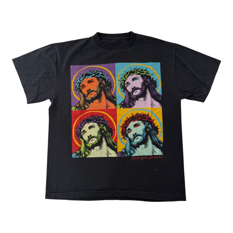 Vintage Jesus Andy Warhol Tee Black