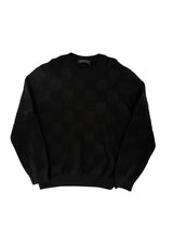Louis Vuitton Damier Stitch Crewneck Black