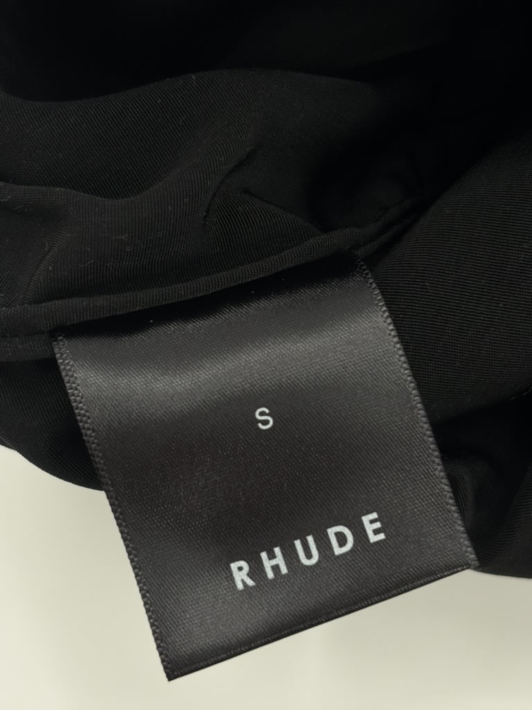 Rhude RH Logo Track Shorts Green
