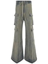 Rick Owens Double Cargo Pants Jumbo Bela Mineral Pearl