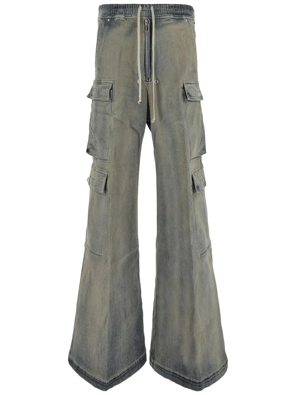 Rick Owens Double Cargo Pants Jumbo Bela Mineral Pearl