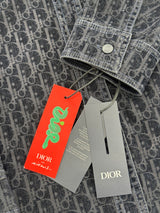 Dior x Kaws Button Up Denim Shirt Navy