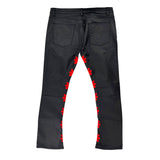 Lost Shdw Waxed Denim Black Red
