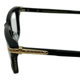 Chrome Hearts Little Dinger Glasses Black Gold