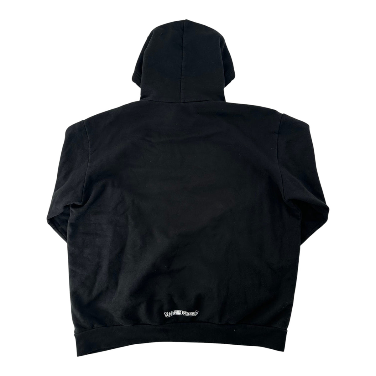 Chrome Hearts Vertical Logo Pullover Hoodie Black
