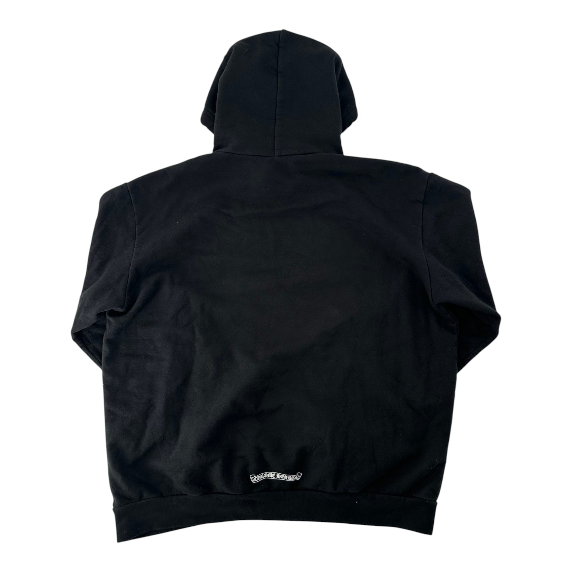 Chrome Hearts Vertical Logo Pullover Hoodie Black