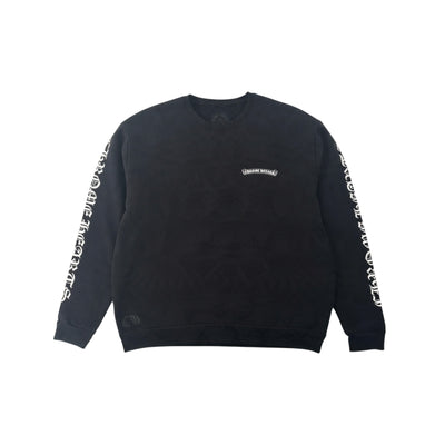 Chrome Hearts Scroll Logo Crewneck Sweatshirt