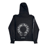 Chrome Hearts Online Exclusive Glitter Hoodie Black/Silver