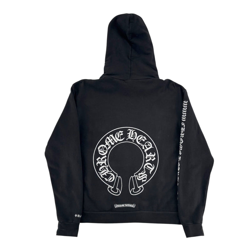 Chrome Hearts Online Exclusive Glitter Hoodie Black/Silver