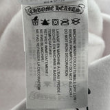 Chrome Hearts T-Logo Script Letters Zip Up Hoodie White