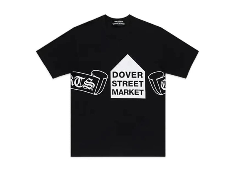 Chrome Hearts CDG Dover Street Market Scroll Logo Shirt Black
