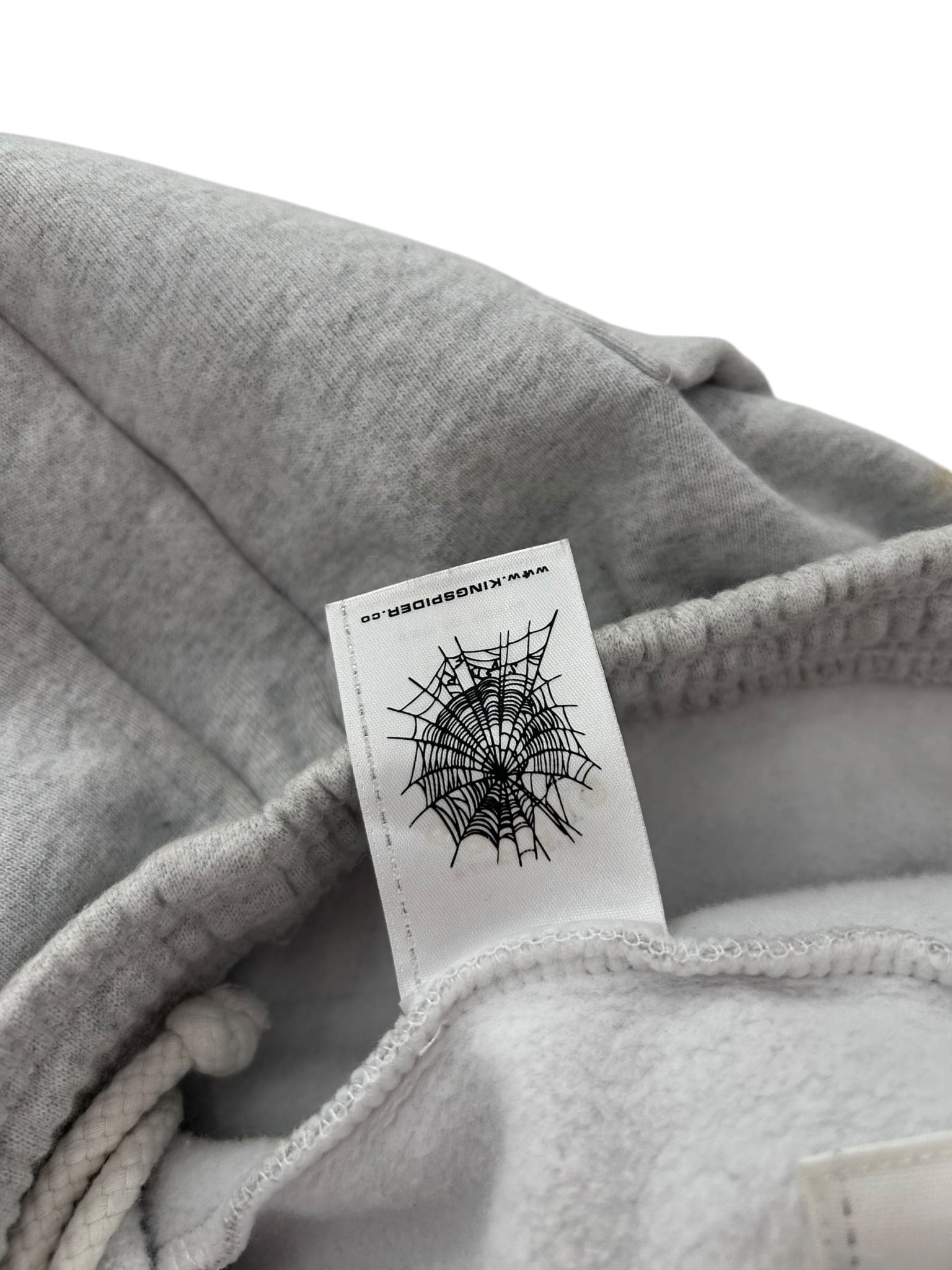 Sp5der Atlanta Wide Leg Sweatpant Heather Grey