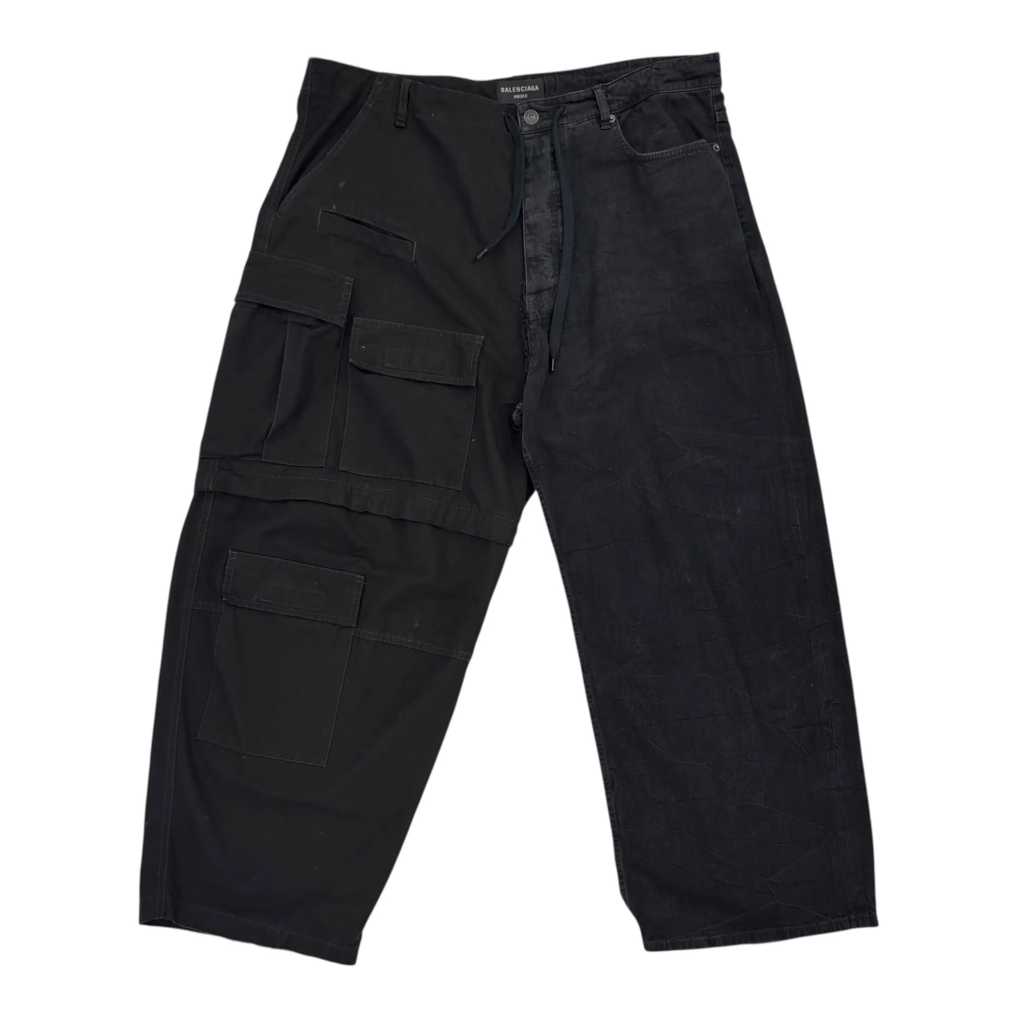 Balenciaga Hybrid Baggy Pants "Black"