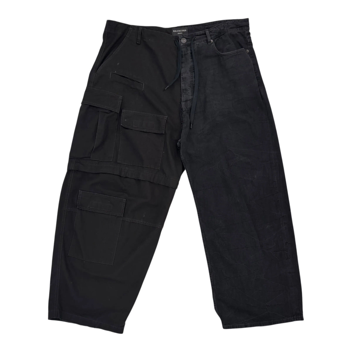 Balenciaga Hybrid Baggy Pants "Black"