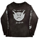 Saint Michael Satan Longsleeve Shirt "Grey"