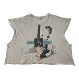 ERD Garden Of Unborn Children Cut-Off Tee White