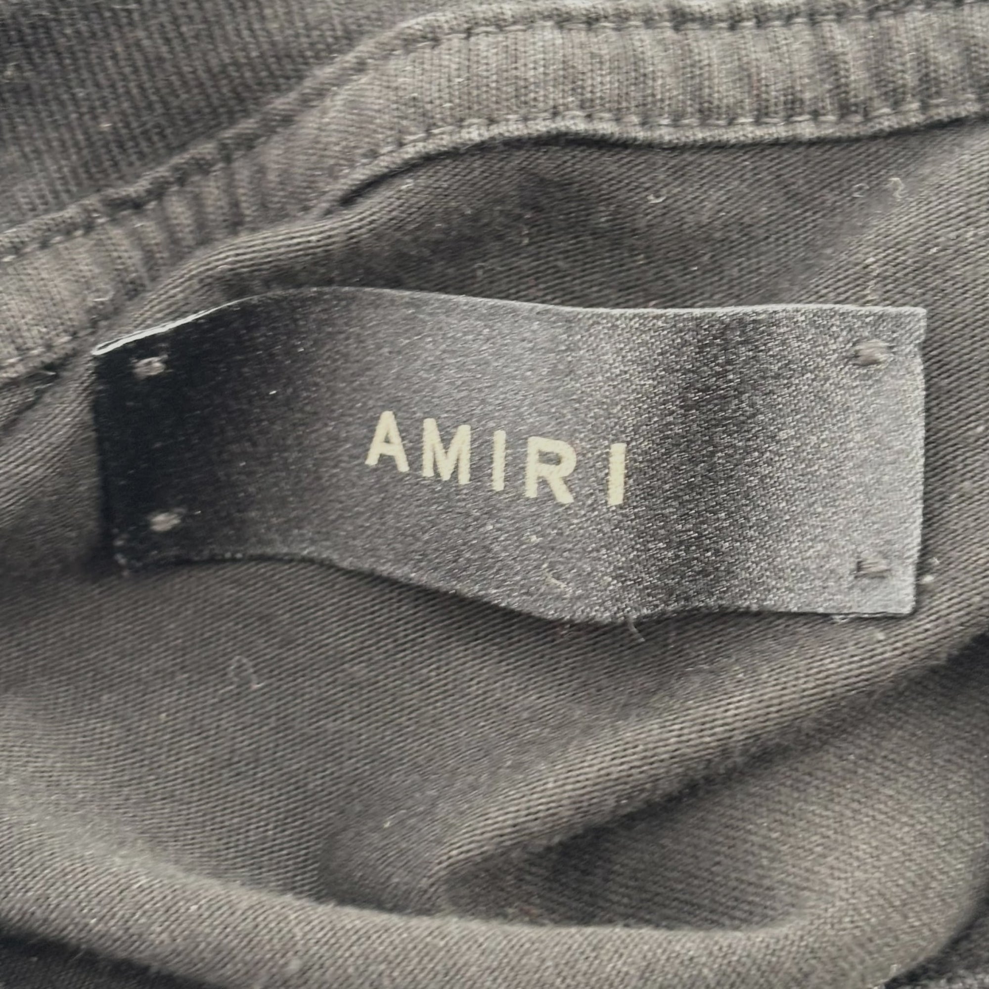 Amiri Angel Logo Tee Black