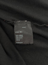 Amiri Staggered Logo Tee Black