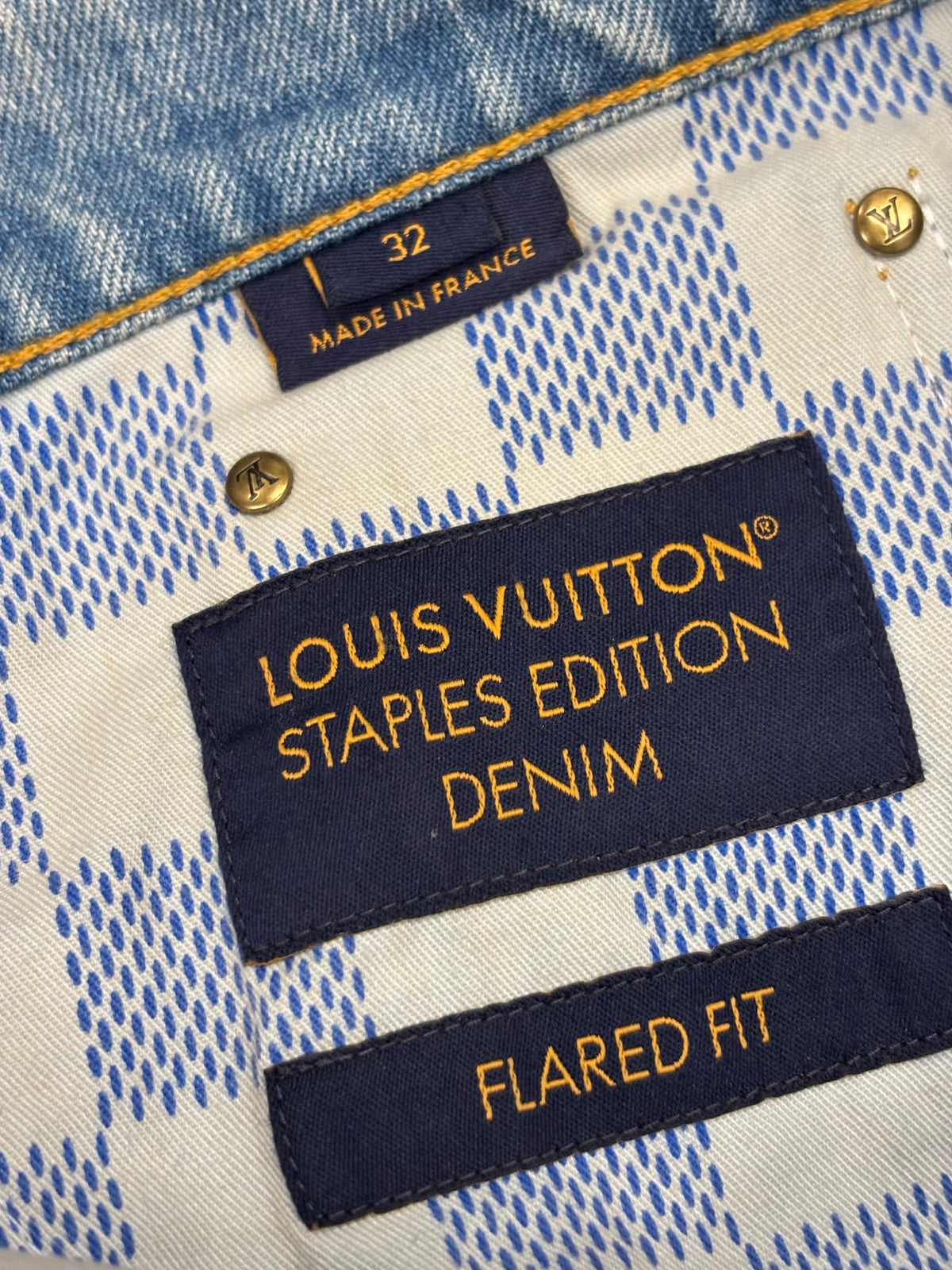 Louis Vuitton Flared Fit Denim Pants