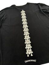 Chrome Hearts Spine Cemetery Cross Long-Sleeve Tee