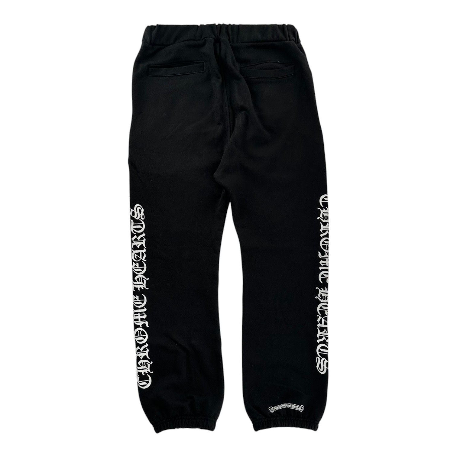 Chrome Hearts Scroll Logo Sweatpants Black