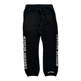 Chrome Hearts Scroll Logo Sweatpants Black