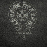 Chrome Hearts Horse Shoe Floral Hoodie Black