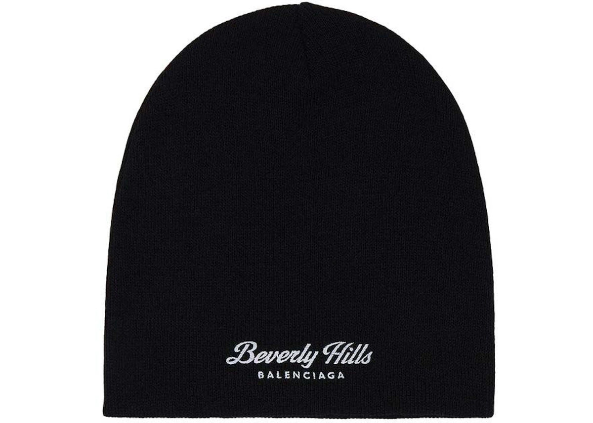 Balenciaga Beverly Hills Beanie Black/White