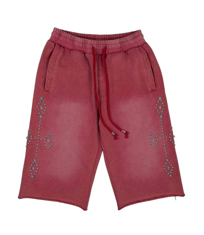 Commons Rivet Sweatshort Gym Red